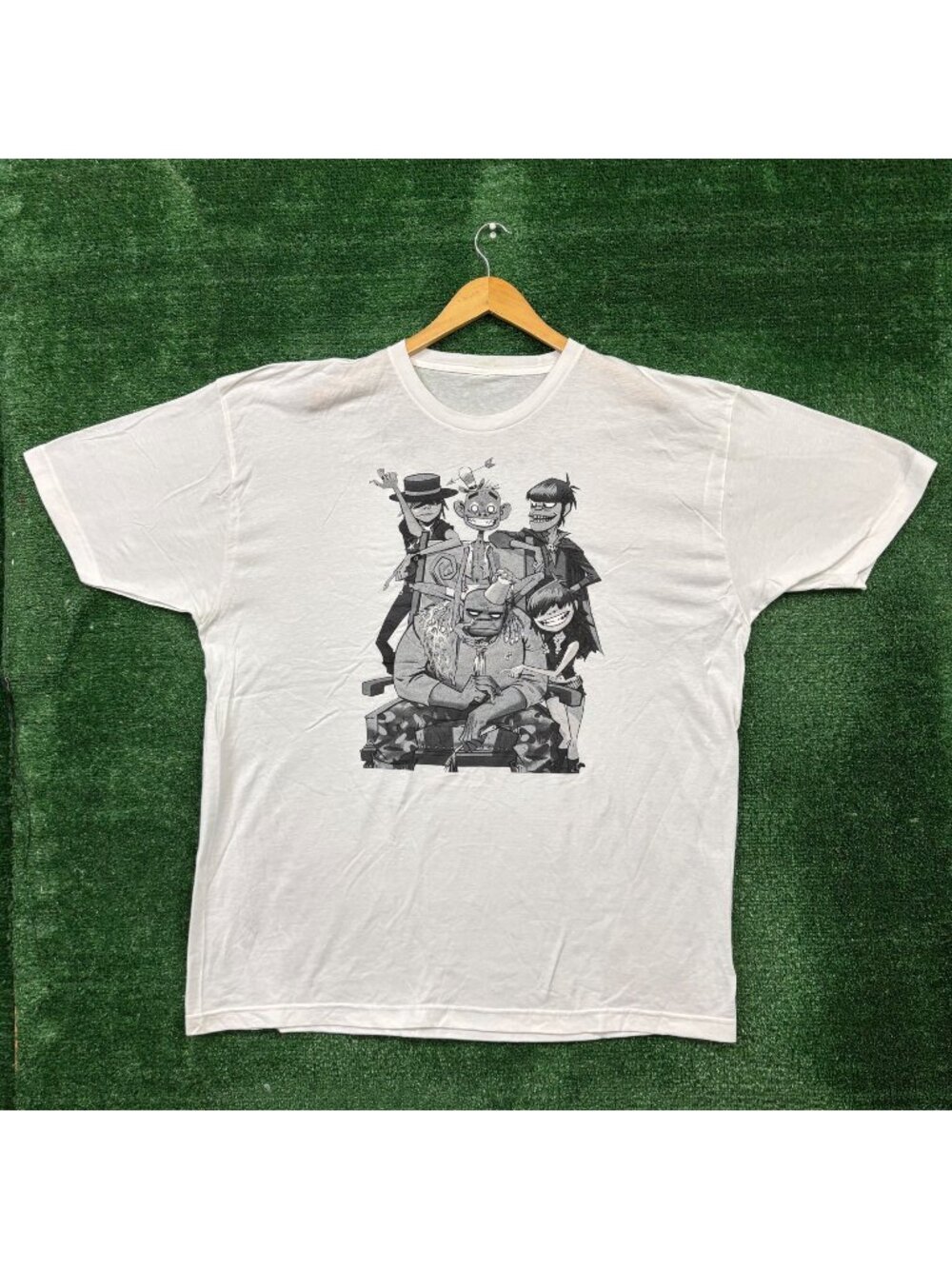 Gorillaz Demon Days Tour Rock Band T-Shirt Size 3XL